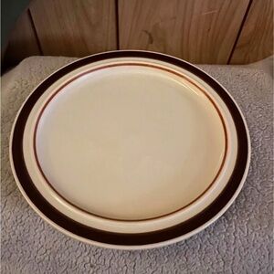 Classic Cream and Brown Bowl